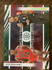 Ayo Dosunmu, Derrick Rose [Emerald] #17 Basketball Cards 2021 Panini Illusions Rookie Reflections Prices
