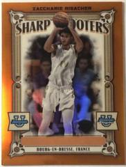 Zaccharie Risacher [Orange] #SS-4 Basketball Cards 2023 Bowman Chrome University Sharp Shooters Prices