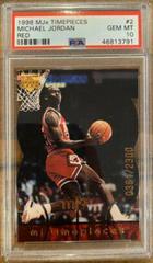 Michael Jordan [Red] #2 Basketball Cards 1998 Upper Deck Mjx Timepieces Prices