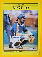 Craig Biggio Baseball Cards 1991 Fleer Prices