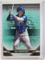 Whit Merrifield [Aquamarine] #3 Baseball Cards 2021 Topps Triple Threads Prices