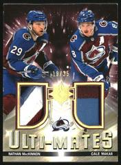 Nathan MacKinnon, Cale Makar [Patch] #UTM-NC Hockey Cards 2021 Ultimate Collection Ulti Mates Jersey Prices