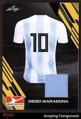 Diego Maradona #J-3 Soccer Cards 2023 Leaf Goal Jersey Relics Prices