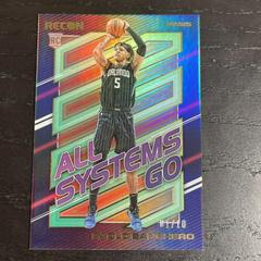 Paolo Banchero [Gold] #9 Basketball Cards 2022 Panini Recon All Systems Go Prices