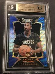 Andrew Wiggins [Blue, Silver Prizm] #100 Basketball Cards 2014 Panini Select Prices