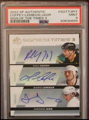 Paul Coffey, Mario Lemieux, Jaromir Jagr #SOTT3-PIT Hockey Cards 2022 SP Authentic Sign of the Times 3 Prices