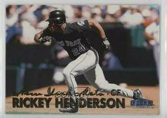 Rickey Henderson #U-135 Baseball Cards 1999 Fleer Update Prices