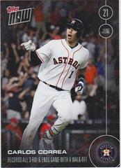 Carlos Correa #172 Baseball Cards 2016 Topps Now Prices