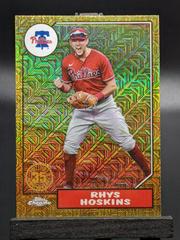 Rhys Hoskins [Gold] #T87C2-10 Baseball Cards 2022 Topps Silver Pack 1987 Chrome Series 2 Prices