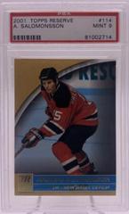 A. Salomonsson Hockey Cards 2001 Topps Reserve Prices