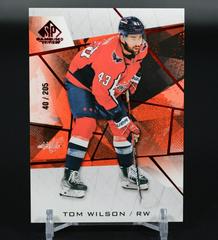 Tom Wilson [Red Fragment] Hockey Cards 2021 SP Game Used Prices