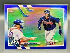 Dansby Swanson [Blue Foil] #11 Baseball Cards 2021 Topps Opening Day Prices