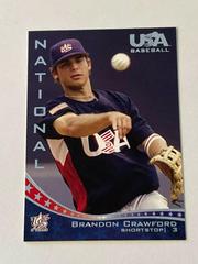Brandon Crawford Baseball Cards 2006 USA Baseball Prices