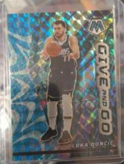 Luka Doncic [Reactive Yellow] #5 Basketball Cards 2022 Panini Mosaic Give and Go Prices
