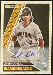 Corbin Carroll [Autograph] #BG-3 Baseball Cards 2023 Topps Update Black Gold Prices
