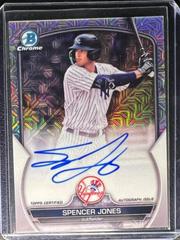 Spencer Jones #BCMA-SJ Baseball Cards 2023 Bowman Chrome Prospect Mega Box Autographs Prices
