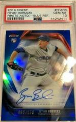 Ryan Borucki [Blue Refractor] #FFA-RB Baseball Cards 2019 Topps Finest Firsts Autographs Prices