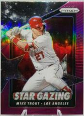 Mike Trout [Purple Prizm] Baseball Cards 2020 Panini Prizm Star Gazing Prices