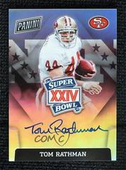 Tom Rathman Football Cards 2022 Panini Spectra 2021 Super Bowl Signatures Prizm Prices