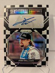 Josh Williams [Checkered Flag] #4 Racing Cards 2023 Panini Prizm NASCAR Sensational Signature Prices