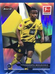 Youssoufa Moukoko [Refractor] Soccer Cards 2020 Topps Finest Bundesliga Prices