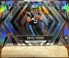Bryce Young [Silver Seismic] #FF-2 Football Cards 2023 Panini Phoenix Fire Forged Prices
