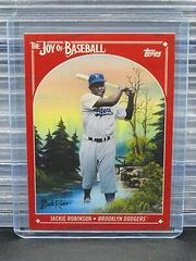 Jackie Robinson [Bright Red] #45 Baseball Cards 2023 Topps X Bob Ross The Joy Of Prices