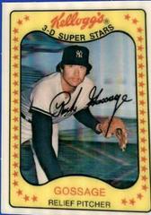 Rich Gossage #41 Baseball Cards 1981 Kellogg's Prices
