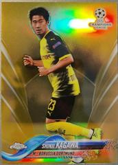 Shinji Kagawa [Gold Refractor] Soccer Cards 2017 Topps Chrome UEFA Champions League Prices