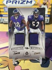 Ray Lewis, Roquan Smith [Gold] #RM-7 Football Cards 2023 Panini Luminance Reflected Materials Prices