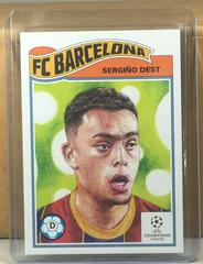 Sergino Dest #318 Soccer Cards 2021 Topps Living UEFA Champions League Prices