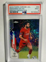 Mohamed Salah [Speckle Refractor] #69 Soccer Cards 2019 Topps Chrome UEFA Champions League Prices