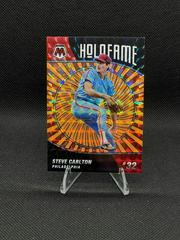 Steve Carlton [Orange Fluorescent] #HF-10 Baseball Cards 2022 Panini Mosaic Holofame Prices