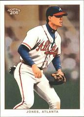 Chipper Jones #345 Baseball Cards 2002 Topps 206 Prices