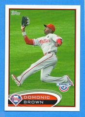 Domonic Brown #40 Baseball Cards 2012 Topps Opening Day Prices