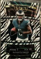 DeVonta Smith [Zebra] #RS-9 Football Cards 2021 Panini Select Rookie Selections Prices