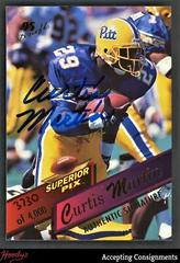 Curtis Martin Football Cards 1995 Superior Pix Autographs Prices