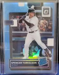 Spencer Torkelson [Carolina Blue] #100 Baseball Cards 2022 Panini Donruss Optic Prices