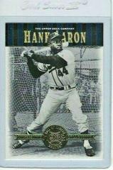 Hank Aaron #2 Baseball Cards 2001 Upper Deck Hall of Famers Prices