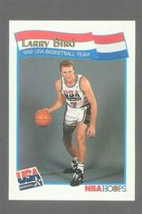 Larry Bird Basketball Cards 1991 Hoops Team USA Prices