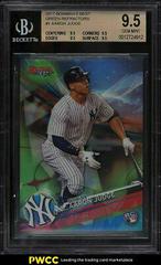 Aaron Judge [Green Refractor] Baseball Cards 2017 Bowman's Best Prices