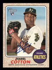 Jharel Cotton #JC Baseball Cards 2017 Topps Heritage Real One Autographs Prices