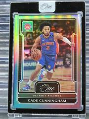 Cade Cunningham [Blue] #10 Basketball Cards 2022 Panini One and One Prices