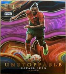 Rafael Leao [Pink] #20 Soccer Cards 2022 Panini Select FIFA Unstoppable Prices