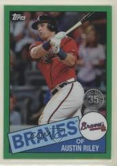 Austin Riley [Green Refractor] #85TC-23 Baseball Cards 2020 Topps Chrome 1985 Prices