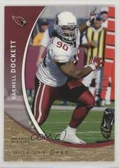 Darnell Dockett [Gold] #113 Football Cards 2004 Upper Deck Sweet Spot Prices