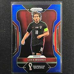 Luka Modric [Blue] Soccer Cards 2022 Panini Prizm World Cup Prices