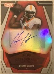 Hendon Hooker [Red] #PKA-HH Football Cards 2023 Sage Peak Performance Autographs Prices