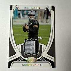 Derek Carr [Gold] #M-DC Football Cards 2021 Panini Certified Materials Prices