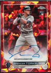 Spencer Torkelson [Red] Baseball Cards 2022 Topps Chrome Update Sapphire Rookie Autographs Prices